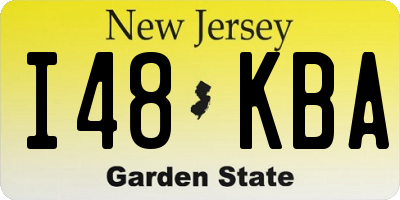 NJ license plate I48KBA