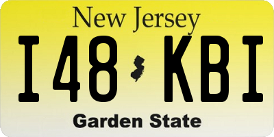 NJ license plate I48KBI