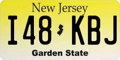 NJ license plate I48KBJ