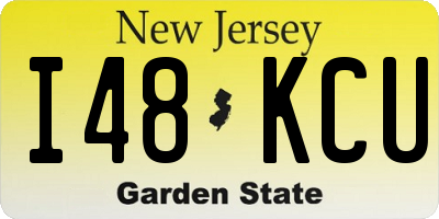NJ license plate I48KCU