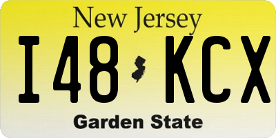 NJ license plate I48KCX