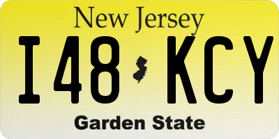 NJ license plate I48KCY