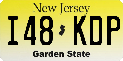NJ license plate I48KDP