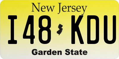 NJ license plate I48KDU