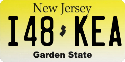 NJ license plate I48KEA
