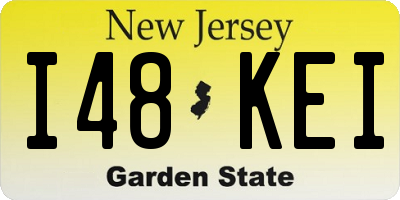 NJ license plate I48KEI