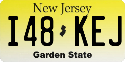 NJ license plate I48KEJ