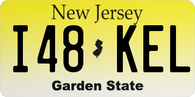 NJ license plate I48KEL