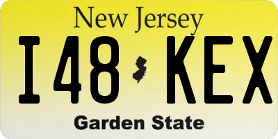 NJ license plate I48KEX