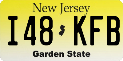NJ license plate I48KFB