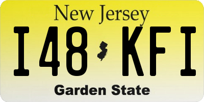 NJ license plate I48KFI