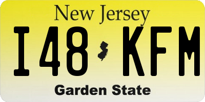 NJ license plate I48KFM