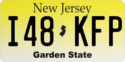 NJ license plate I48KFP