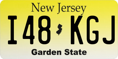 NJ license plate I48KGJ