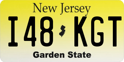 NJ license plate I48KGT