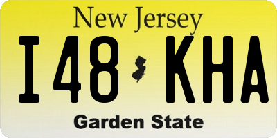 NJ license plate I48KHA
