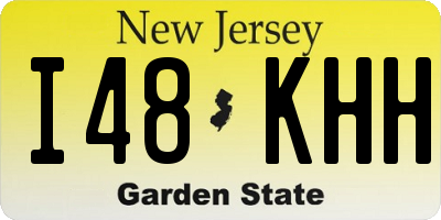 NJ license plate I48KHH