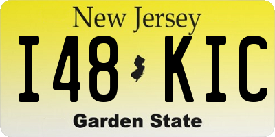NJ license plate I48KIC