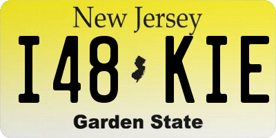 NJ license plate I48KIE