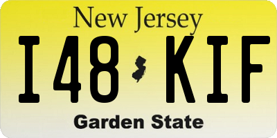 NJ license plate I48KIF