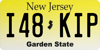 NJ license plate I48KIP
