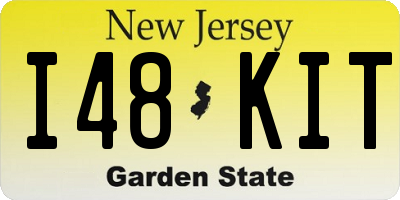 NJ license plate I48KIT