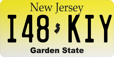 NJ license plate I48KIY