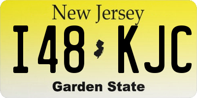 NJ license plate I48KJC