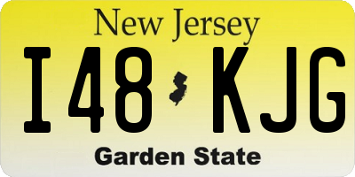 NJ license plate I48KJG