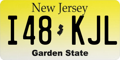 NJ license plate I48KJL