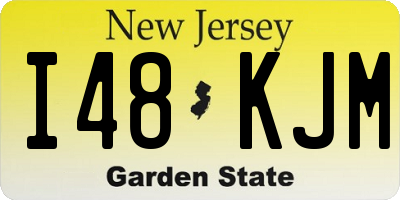 NJ license plate I48KJM