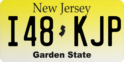 NJ license plate I48KJP