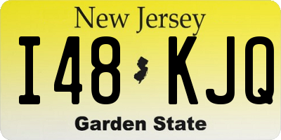 NJ license plate I48KJQ