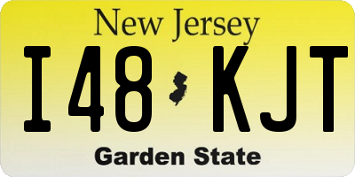 NJ license plate I48KJT
