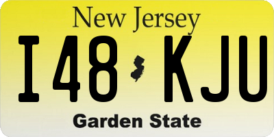 NJ license plate I48KJU