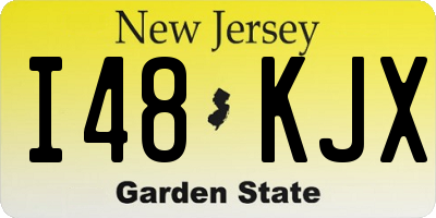NJ license plate I48KJX