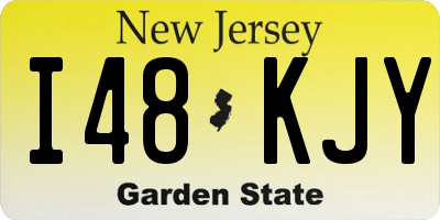 NJ license plate I48KJY