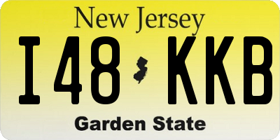 NJ license plate I48KKB