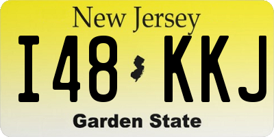 NJ license plate I48KKJ