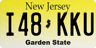 NJ license plate I48KKU