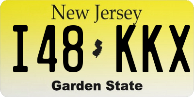 NJ license plate I48KKX