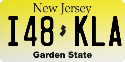 NJ license plate I48KLA