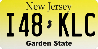 NJ license plate I48KLC