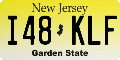NJ license plate I48KLF