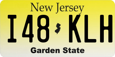 NJ license plate I48KLH
