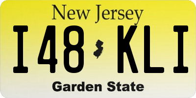 NJ license plate I48KLI
