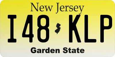 NJ license plate I48KLP