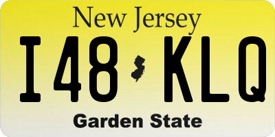 NJ license plate I48KLQ