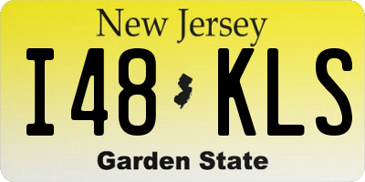 NJ license plate I48KLS