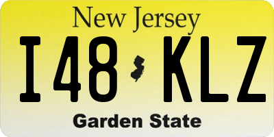 NJ license plate I48KLZ